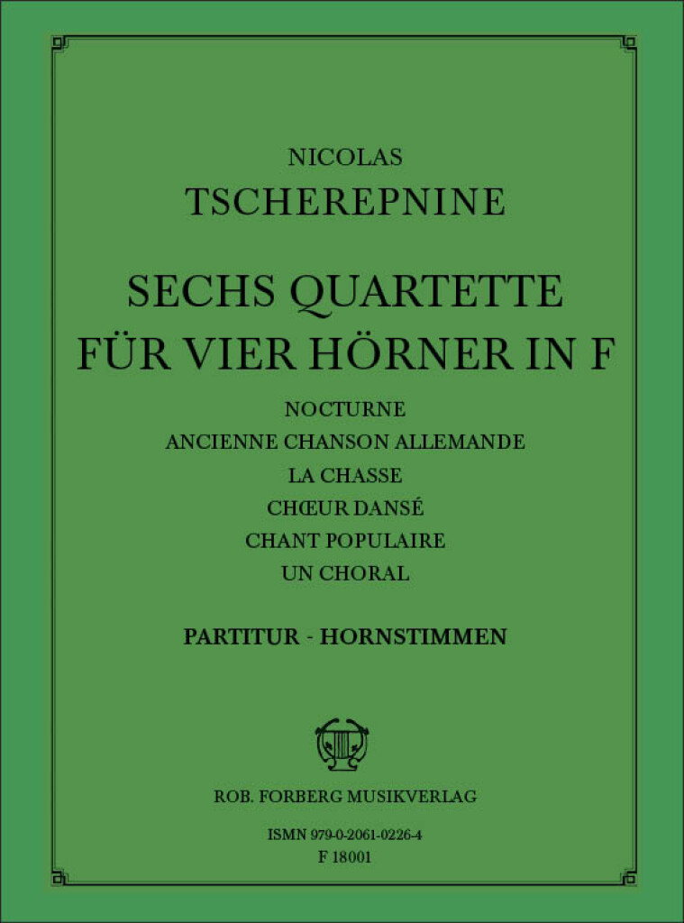 Sechs Quartette D-Dur